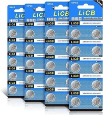 LiCB 40 Pack LR44 AG13 357 303 SR44 1.5V Button Cell Coin Batteries