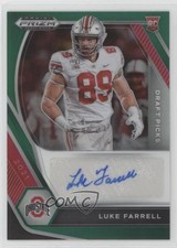 2021 Panini Prizm Draft Picks Green Luke Farrell #DPA-LUF Auto 00jz