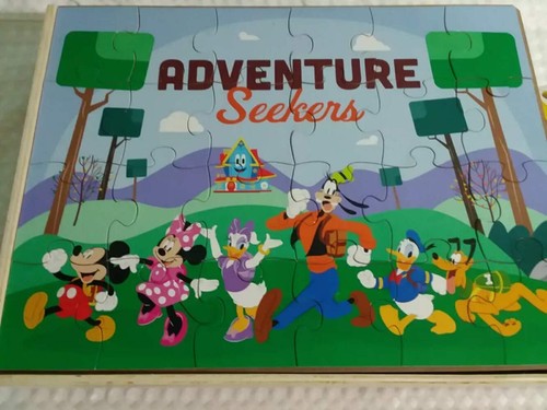 Disney JR Mickey Mouse Fun House - Set of 5 Wooden Puzzles | eBay