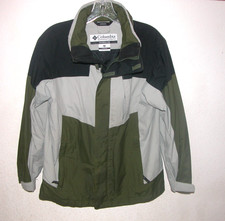 Columbia Bugaboo Ski Jacket Boarding Olive Black White 14-16 Coat Youth Child