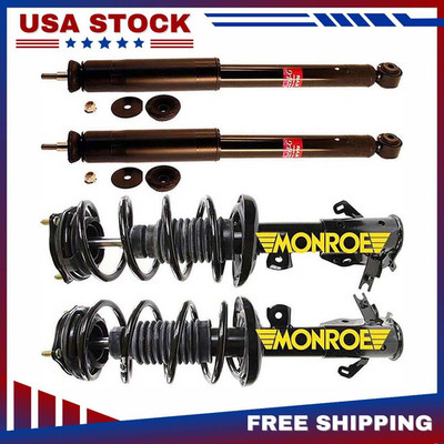 For 2013-2015 Honda Civic Sedan Full Set 2 Front Complete Struts 2 Rear Shocks