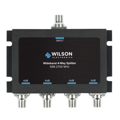 Wilson Electronics 850036 Breitband 4-Wege Splitter 698-2700MHz F-Buchse - Neu