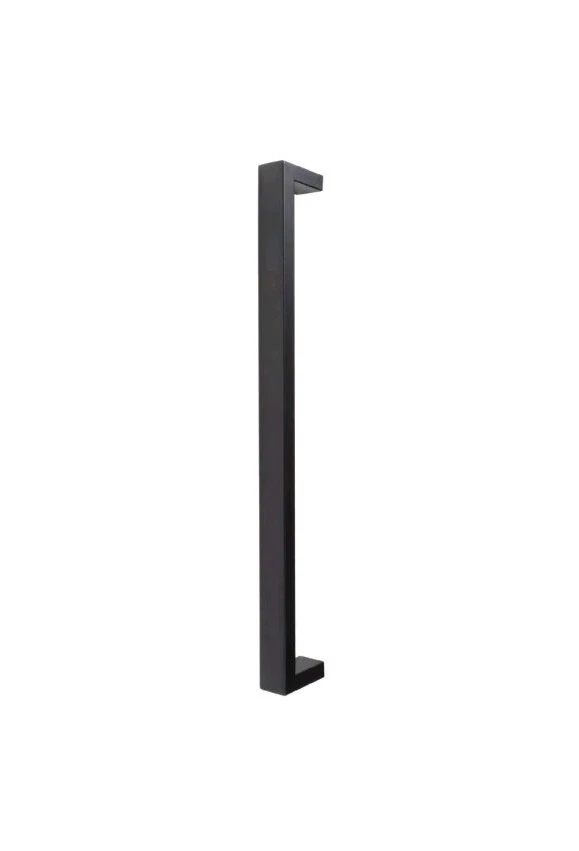 LANE Black 620mm Square Entrance Door Pull Handle Set – Matte Black - image 3 of 4