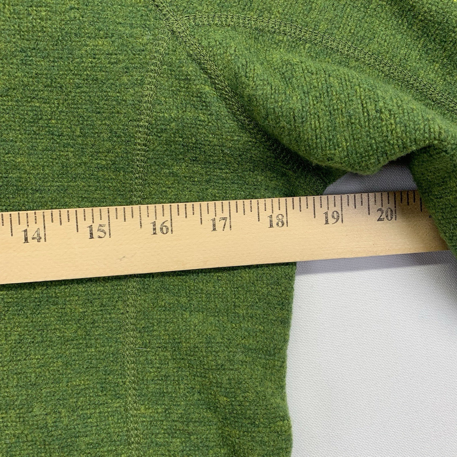 Ibex Merino Boiled Wool Jacket Women Small Full Zip Sweater Jacket Unlined Gree