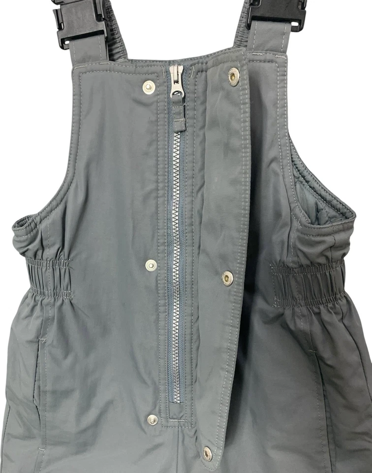 Hanna Andersson Baberos Gris Invierno Nieve Mono Unisex Pantalones de Esquí Talla 120 6-7 Foto 3 de 4