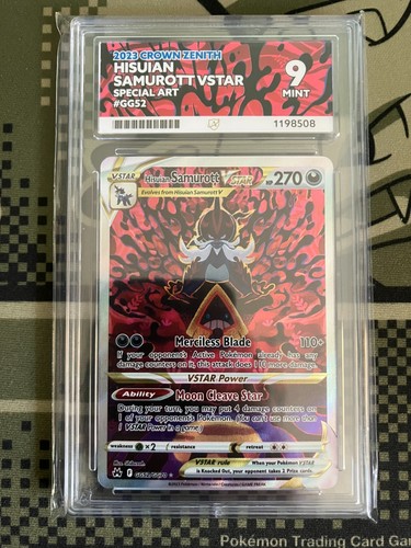 Hisuian Samurott VSTAR graded ACE 9 for sale on eBay