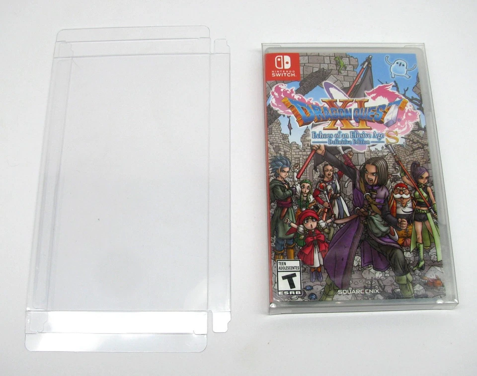 50x JUEGOS NINTENDO SWITCH PLÁSTICO Y STEELBOOK - PROTECTOR CAJA PROTECTORA TRANSPARENTE  Foto 4 de 4