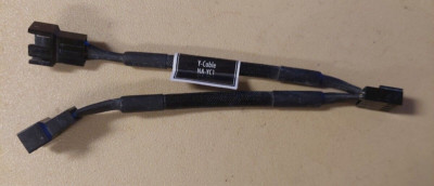 NOCTUA Y-CABLE NA-YC1 FREE SHIPPING BRAND NEW 4 PIN Black PWM DUAL UNIVERSAL