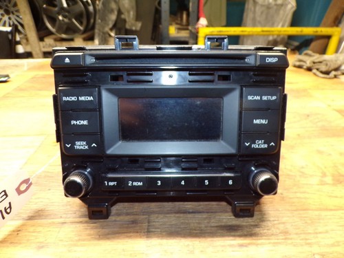 2015 HYUNDAI SONATA RADIO RECEIVER AM-FM-CD-MP3-SATELLITE W/O NAVIGATION