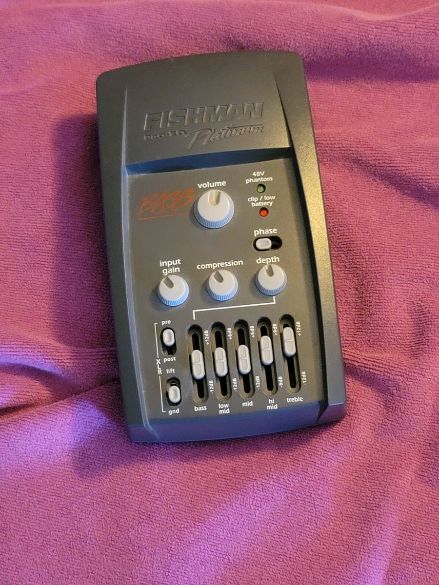 ベース Fishman Pro-EQ Platinum Bass Fishman Pro-EQ Platinum Bass Preamp/EQ/D.I. | Sweetwater