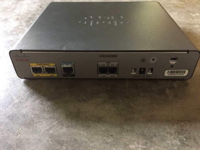 Cisco VG202XM Voice Gateway Router No Power Supply EBay
