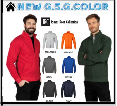 JRC Felpa uomo Dallas Man Collo a lupetto - Zip lunga coperta