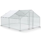 Hühnerstall Freilaufgehege Freigehege Voliere Kleintierstall Tiergehege Juskys®