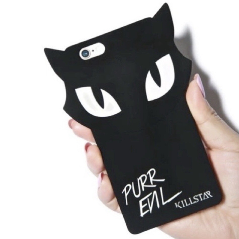 Killstar kitty cat Purr Evil iPhone case- new in box