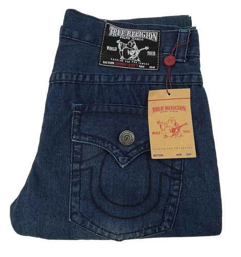 True Religion Jeans Mens 40 Blue Big Billy T Urban Cow Style 24