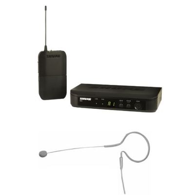 Shure BLX-14 Wireless Beltpack System w/ Tan Earset Headset Microphone Mic