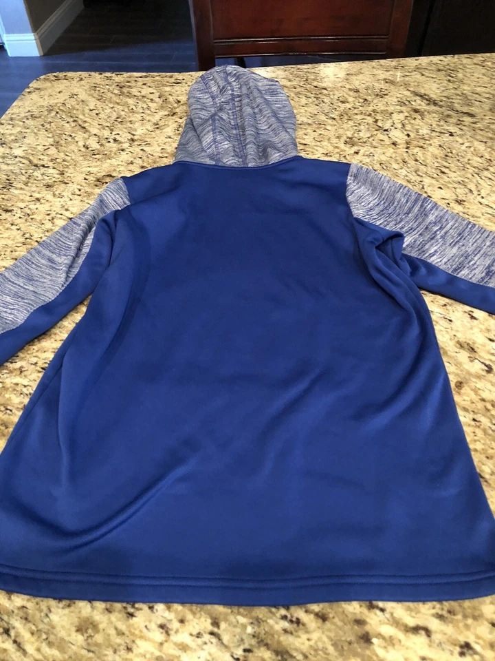 Sudadera con capucha de manga larga para mujer talla grande (14-16) bolsillos para bolsa azul. Bcg Foto 2 de 4