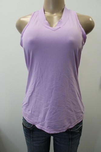 Sofibella Women's Purple Stretch V-Neck Pullover Tank Top Size Large