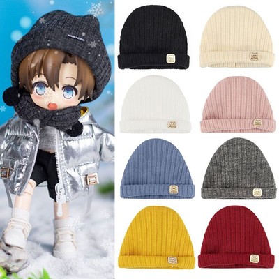 Mode Stoff 1/12bjd Mütze Cartoon Strickmützen Puppe Strickmütze Tier Ohr Mützen