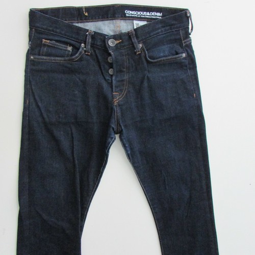 H\u0026M Jeans Mens Size W32 L30 Dark Blue 
