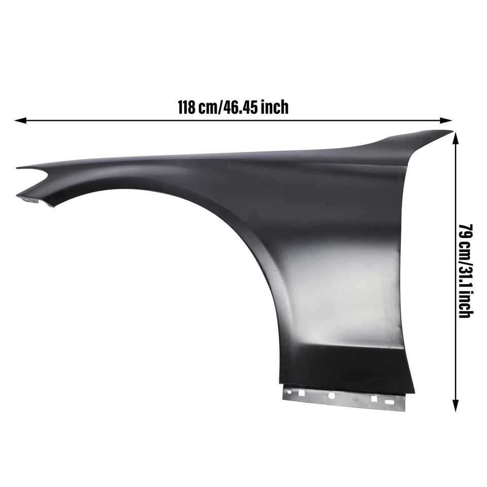 Fender For 2015-2022 Mercedes Benz C300 2017-2023 C43 AMG Left Driver Side - Image 2 of 4