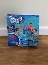 Pool Play Game Center H2O Go kids basketball ball hoop pool inflatable toy New 