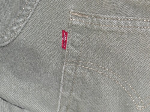 Levi's Straight Leg Gray 501 Button Fly Jeans W 29" L 34" - Red Tag (501-1639) - Picture 7 of 14