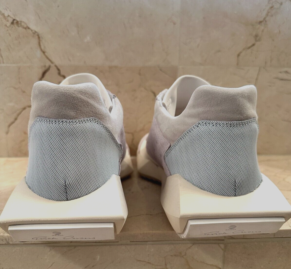 Adidas x Rick Owens Tech Runner B35085 White Mens Shoes Sneakers
