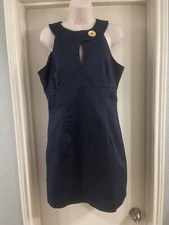 Michael Michael Kors Black Sleeveless Keyhole Sheath Dress Size 10 EUC 