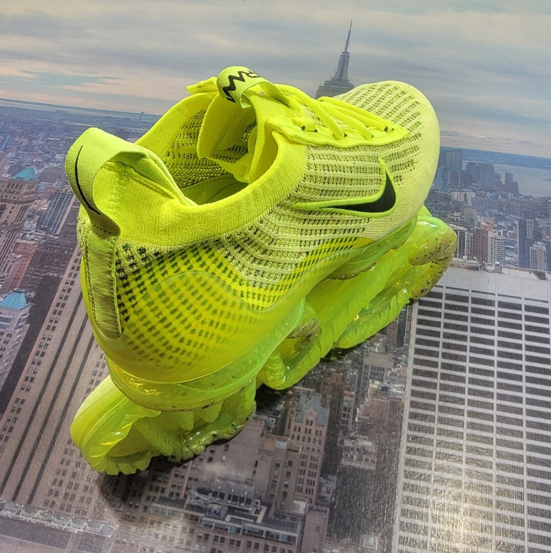 公式正規品!★W AIR VAPORMAX 2021 FK Nike Air VaporMax FK Flyknit 2021 Next Nature Volt Mens Size