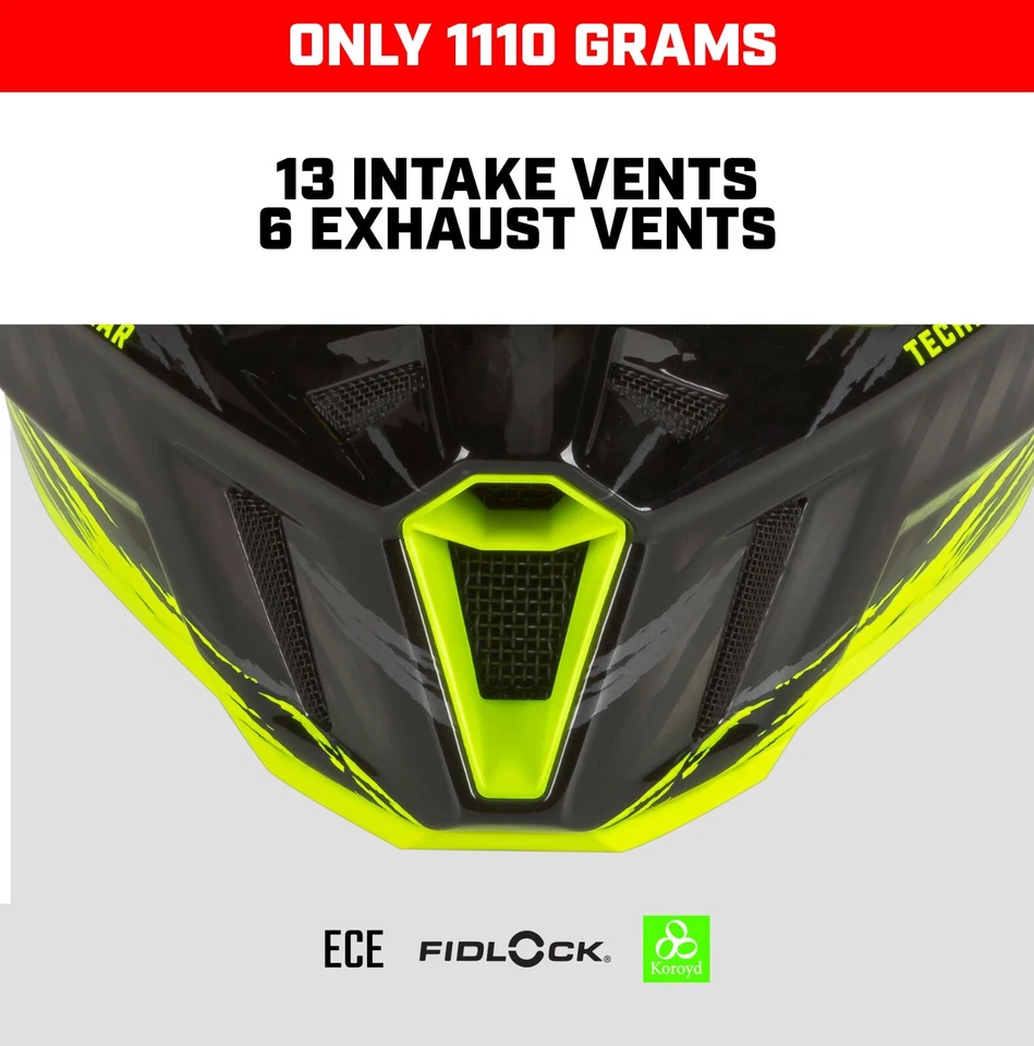 Casco KLIM F3 Carbon Pro Off-Road Powersport ECE solamente Foto 4 de 4