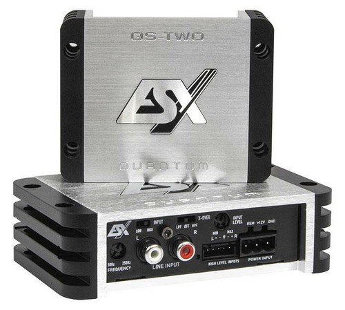 ESX QS-TWO v2 2 Kanal Class D Nano Digital Mini Verstärker 380 Watt MAX - Picture 9 of 9