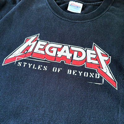 Vintage Y2K Hip Hop Shirt RARE Styles Of Beyond Megadef 2XL RARE Rap Streetwear