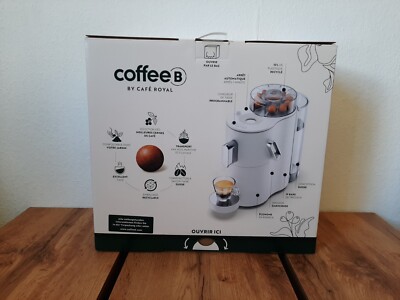 Coffee B Kaffeemaschine Weiß Cafe Royal Globe Kapselmaschine CoffeeB