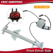 Front Left For Dodge 98-03 Durango 00-04 Dakota Power Window Regulator w/ Motor