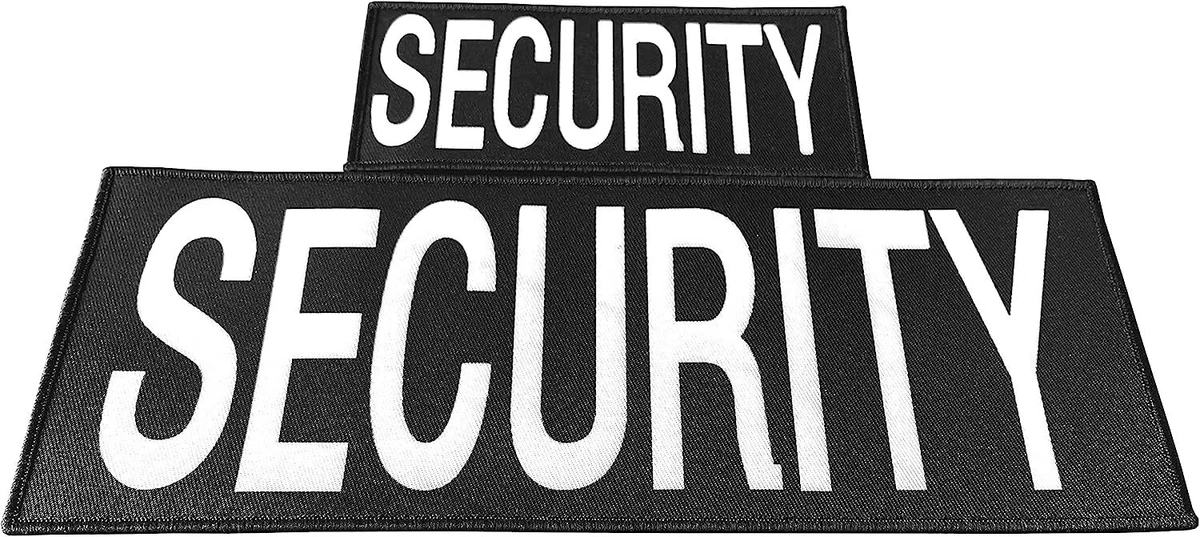 Velcro security patch for hotsell vest