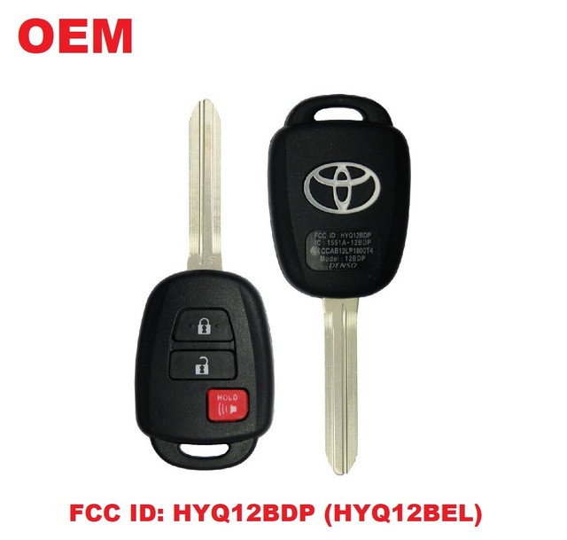 OEM Genuine 2015 Toyota Rav4 Key Keyless Entry Remote 3 Button Fob