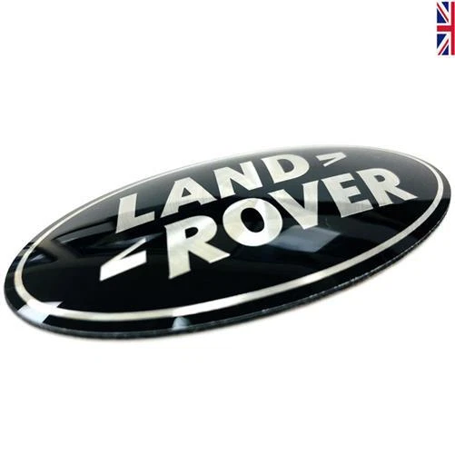 DISTINTIVO GRIGLIA LAND ROVER EVOQUE L551 ORIGINALE LAND ROVER ARGENTO NERO - Immagine 2 di 4