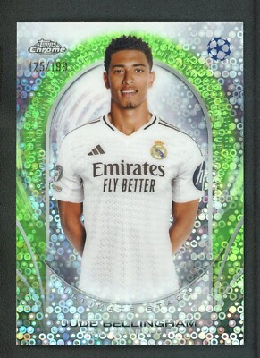 2025 JUDE BELLINGHAM 125/199 TOPPS CHROME UEFA CHAMPIONS LEAGUE