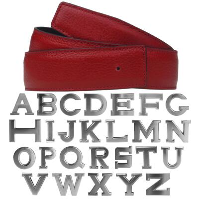 Ledergürtel Wendegürte in Bordo mit Gürtelschnalle 32mm Schliesse H Chrom