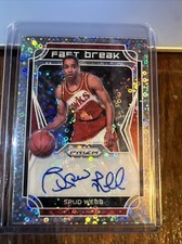 Spud Webb 2021-22 Panini Prizm Fast Break Auto #FB-SWB Atlanta Hawks NM-MT