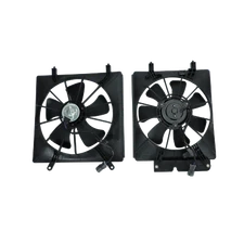 For Honda CR-V CRV 2002-2006 Radiator & AC Condenser Cooling Fan Assembly Pair