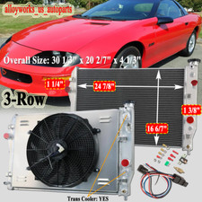 3 Row Radiatorshroud Fan Fit 93-02 Chevy Camaro Z28 Sspontiac Firebird V8 5.7l