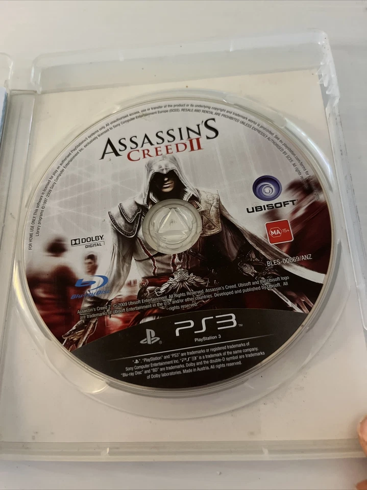 Assassins Creed 2 PS3 Complete Includes Manual 2009 - Playstation 3 Assassin's - Image 4 of 4
