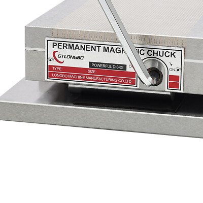 Permanent Magnetic Chuck Rectangular Magnetic Chuck Single Sine Plate 5.9*5.9 In