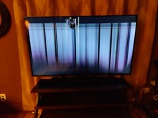  DAMAGED SCREEN 65" Samsung NU6900 Smart 4K UHD LED TV Smart TV Parts 