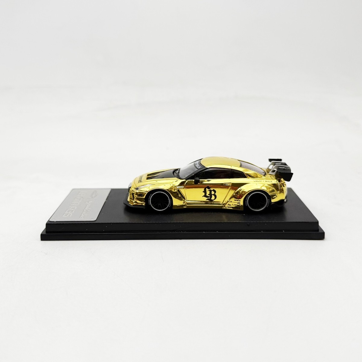 Mymodelcollect 1:64 LBWK Nissan GTR R35 Chrome Gold