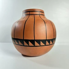 Southwestern Pottery bowl vase IMUDGES 97 8x9” Tall TF