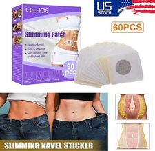 60pcs Slim Patch Weight Loss Slimming Diets Pads Detox Burn Fat Adhesive New USA