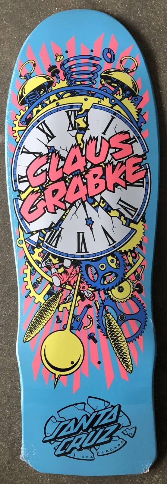 Santa Cruz Claus Grabke Exploding Clock Skateboard Deck - Thumbnail 2